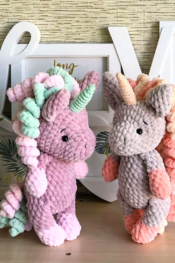 unicorn toy,Amigurumi Unicorn Pattern