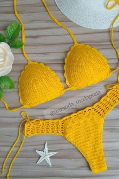 Crochet Summer Bikini- 23 Charming Crochet Swimsuit Patterns, Get Ready ...