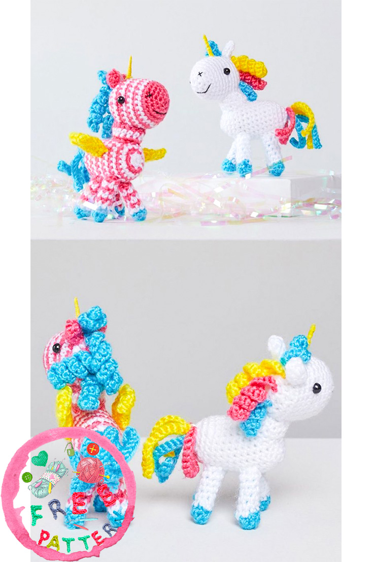 sparkle-and-shimmer-unicorns-free-crochet-patterns-2020