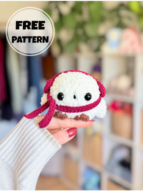 Free amigurumi crochet snowy owl plush pattern (2)